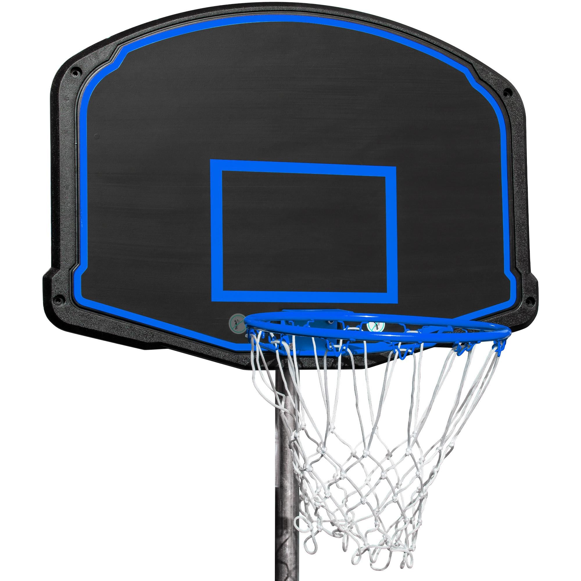 16FT Trampoline, 2021 Upgraded Outdoor Round Trampoline with Safety Enclosure, Basketball Hoop and Ladder, Outdoor Trampoline for Family School Entertainment, Heavy Duty Frame and Coiled Spring, B235