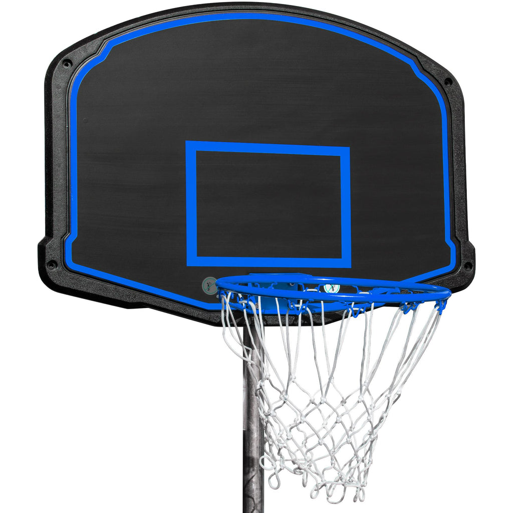 16FT Trampoline, 2021 Upgraded Outdoor Round Trampoline with Safety Enclosure, Basketball Hoop and Ladder, Outdoor Trampoline for Family School Entertainment, Heavy Duty Frame and Coiled Spring, B234