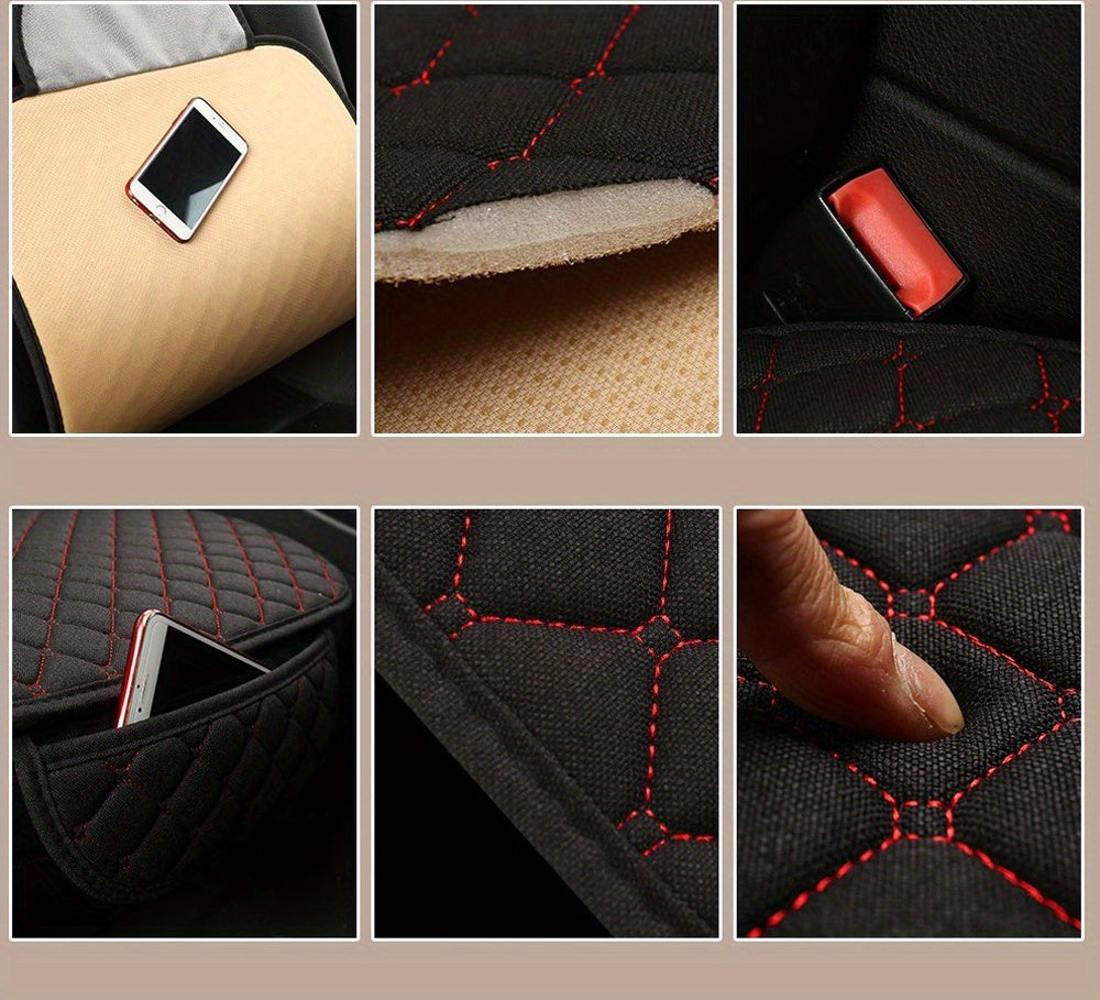 Car Seat Cover Car Rear Seat Backrest Protect Cushion Universal Rear Back Backrest Auto Seat Cushion Auto Interior Accessories Seat Protector Pad