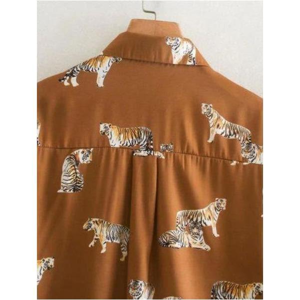 printed elegant longsleeve