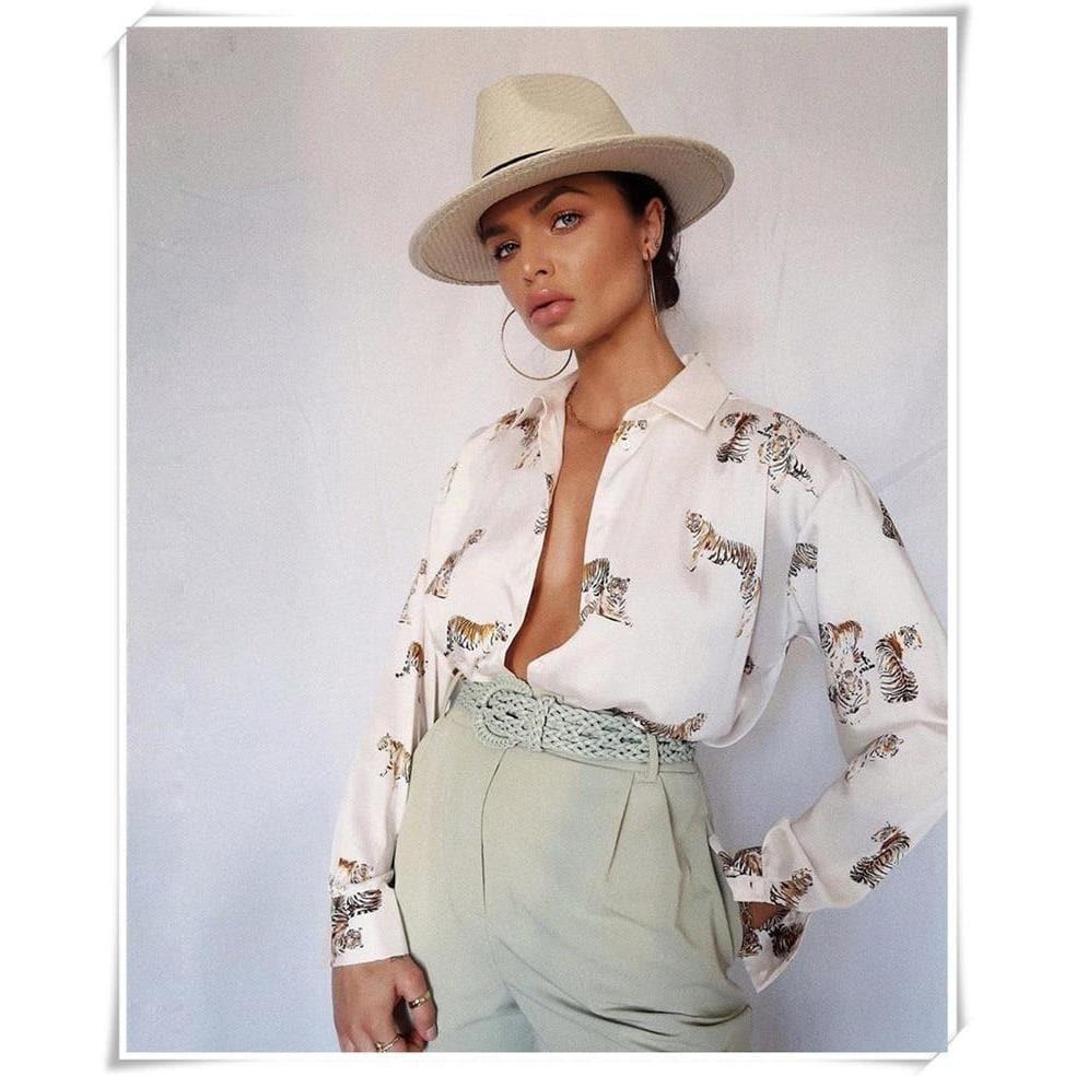 printed elegant longsleeve