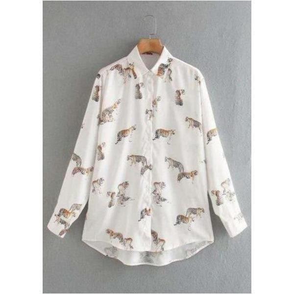 printed elegant longsleeve