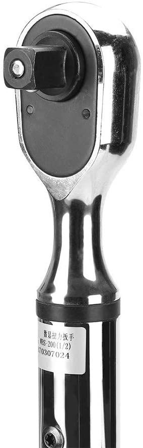 YYONGAO Repair Tools, Digital Torsion Wrench, 200N.m 1/2''  Steel Digital High Accuracy Torsion Bidirectional Ratchet Head Electronic Wrench Wrenches