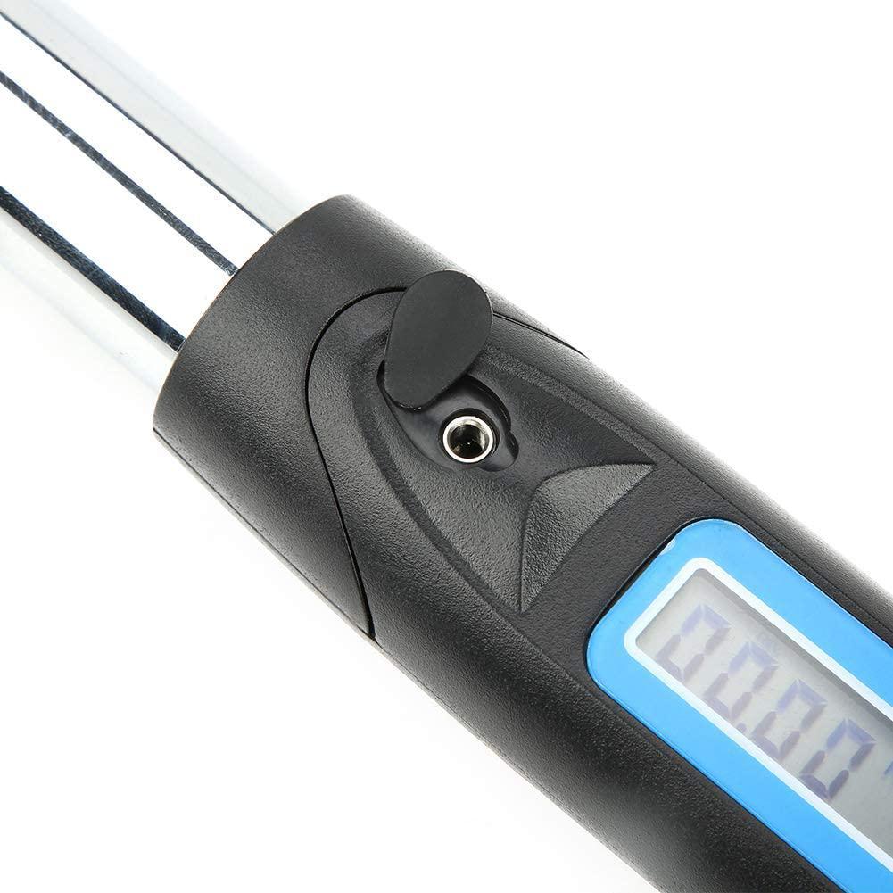 YYONGAO Repair Tools, Digital Torsion Wrench, 200N.m 1/2''  Steel Digital High Accuracy Torsion Bidirectional Ratchet Head Electronic Wrench Wrenches