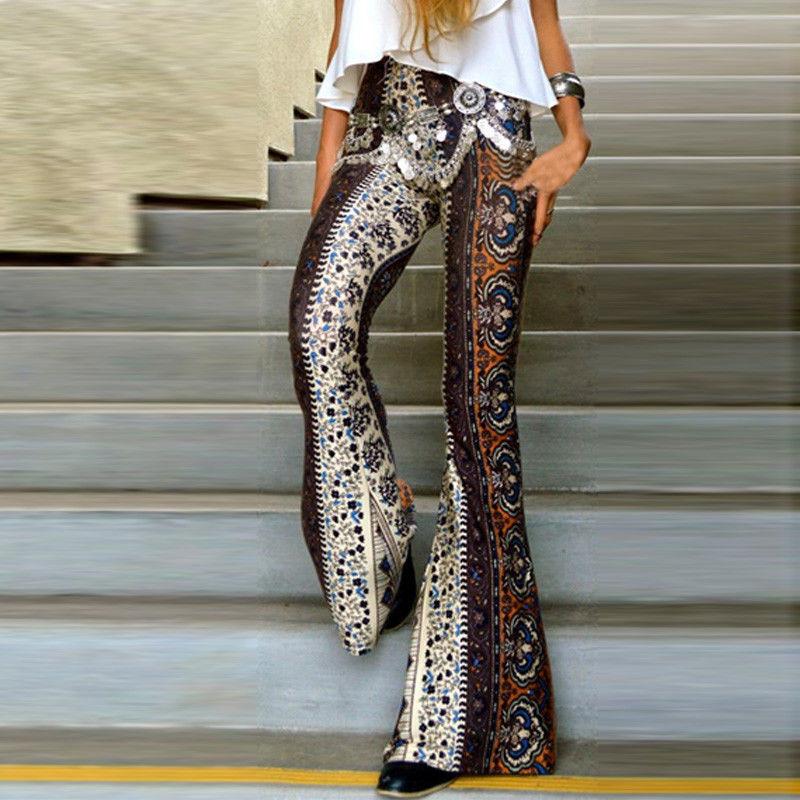 boho loose wide leg pants