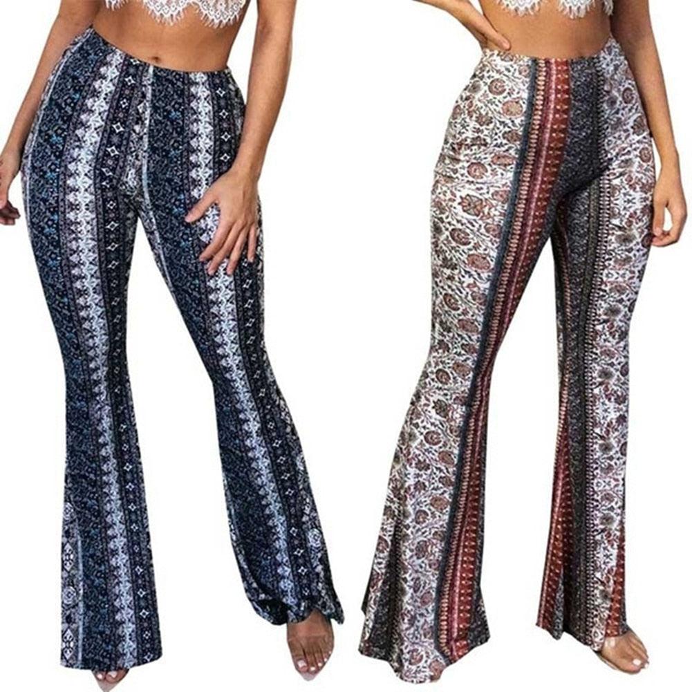 boho loose wide leg pants