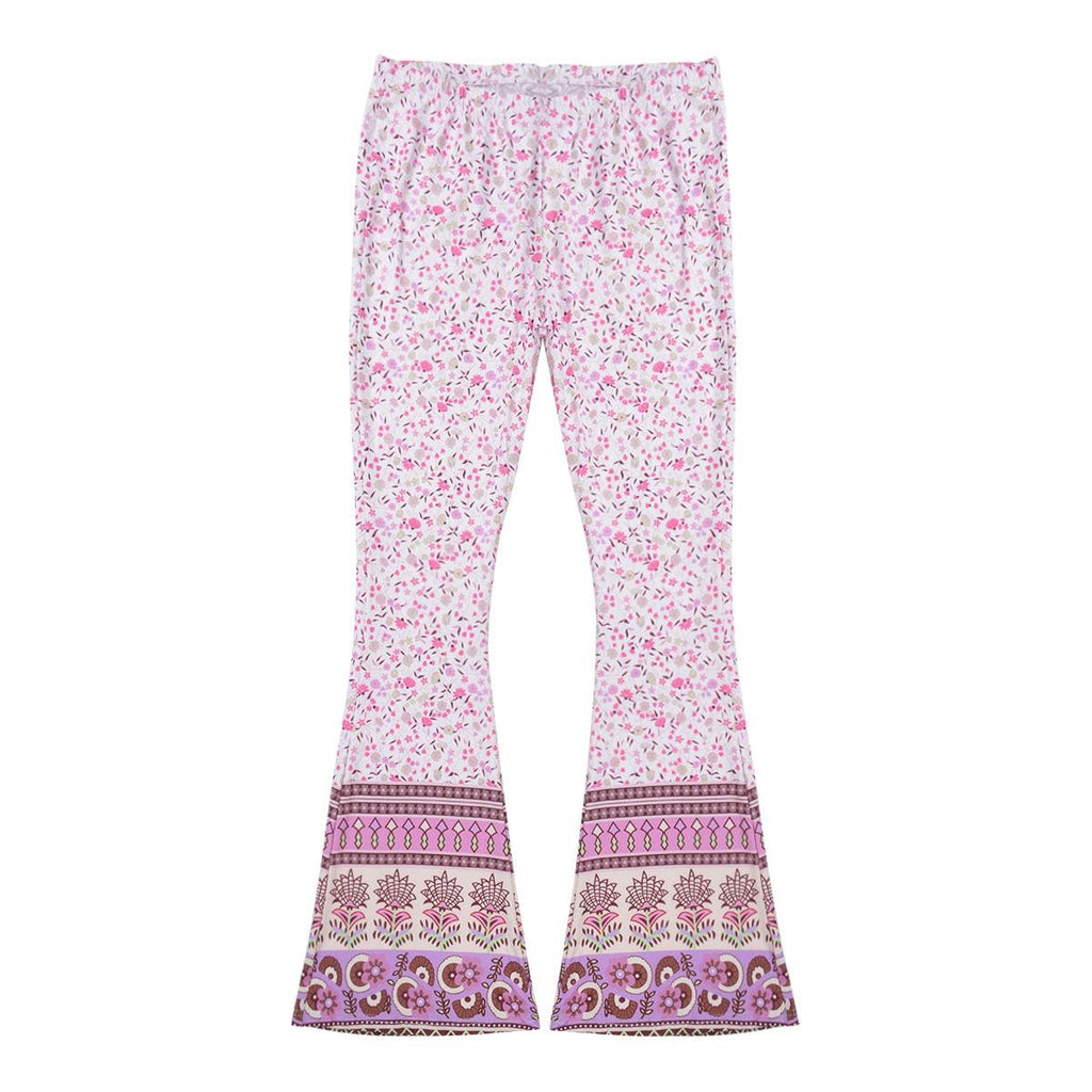 boho loose wide leg pants