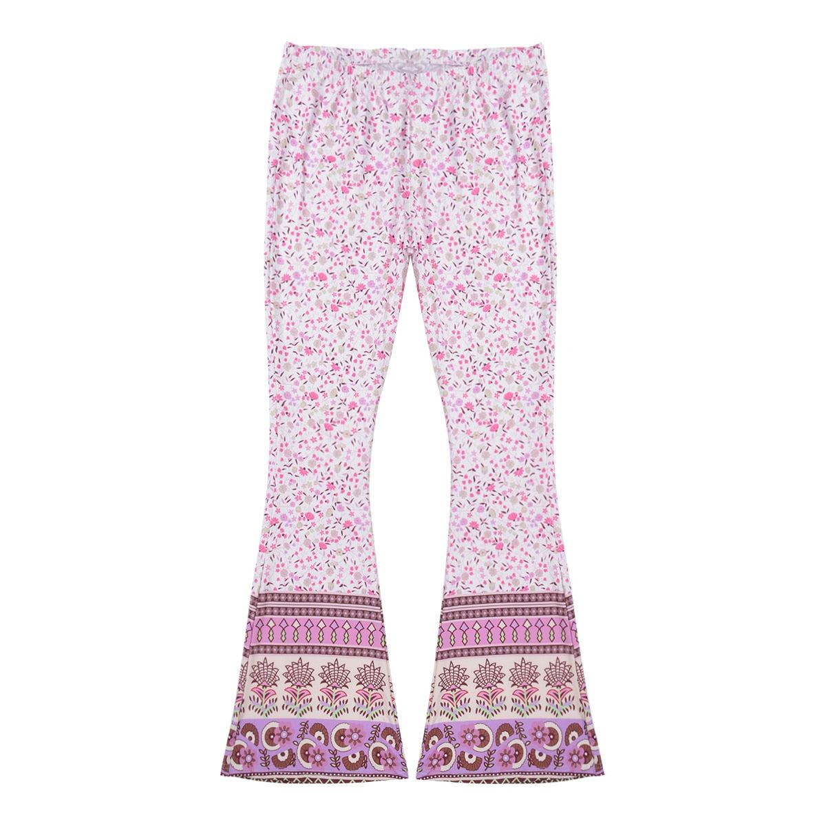 boho loose wide leg pants