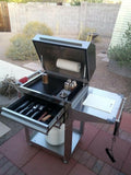 steel outdoor kitchen cabinet