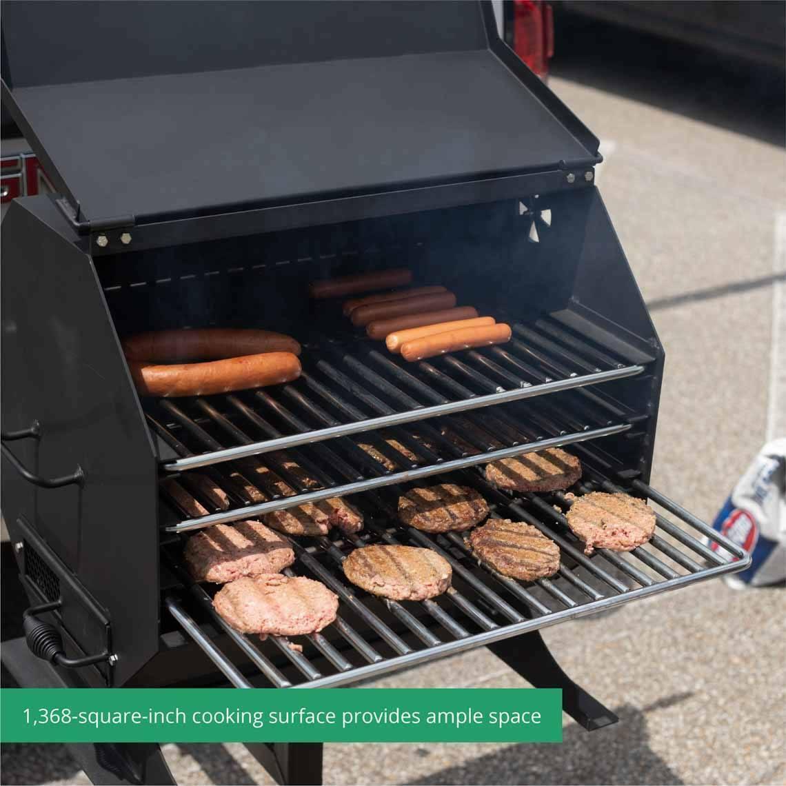 Tailgating Grill, Hitch Mounted Charcoal Grill