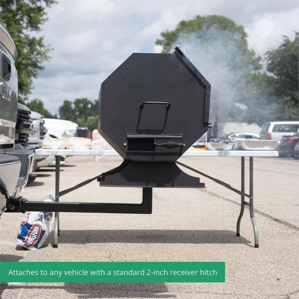 Tailgating Grill, Hitch Mounted Charcoal Grill