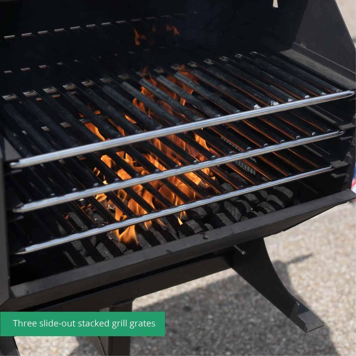Tailgating Grill, Hitch Mounted Charcoal Grill