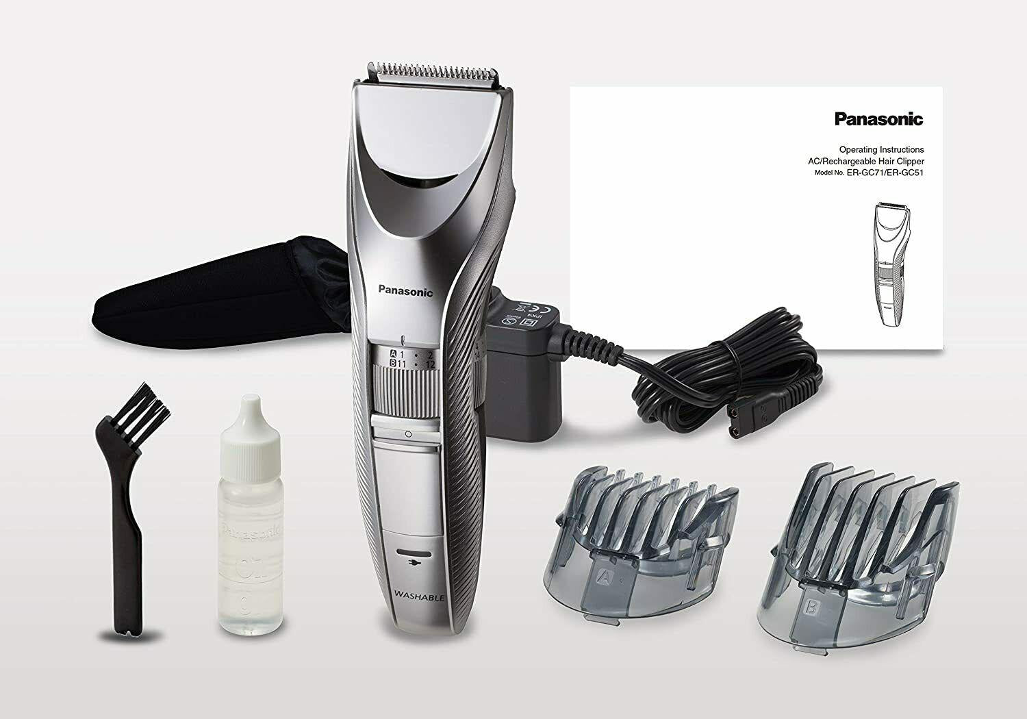 Panasonic ER-GC71 Cutter Of Beard/Hair With 39 Lengths High Precision