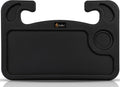 EcoNour 2 in 1 Car Steering Wheel Desk | Steering Wheel Tray for Laptop Car Mount with Pen Holder | Car Food Tray for Eating with Drinks Holder | Multipurpose Travel Car Accessories
