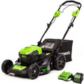 Greenworks 40V Brushless Self-Propelled Lawn Mower, 21-Inch Electric Lawn Mower, 5.0Ah Battery and Charger Included