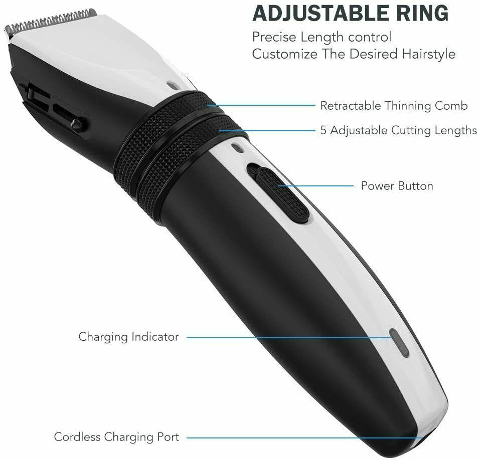 Usogood Trimmer Mens Electric, Kit Of Trimmer For The Home Rechargeable