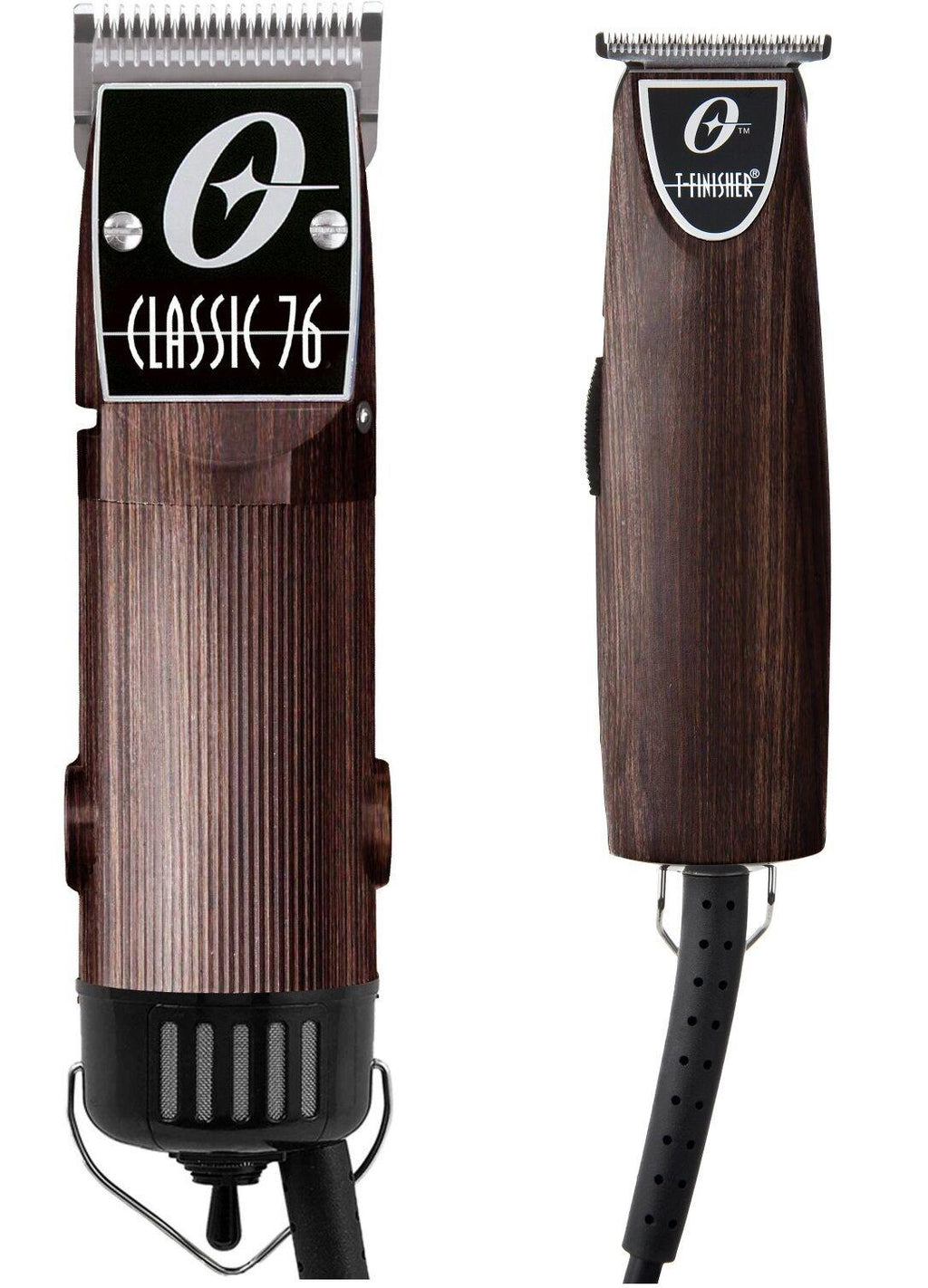 Oster Classic 76 Hair Clipper T-finisher Trimmer Limited Edition Woodgrain Pro Barber Wood Color