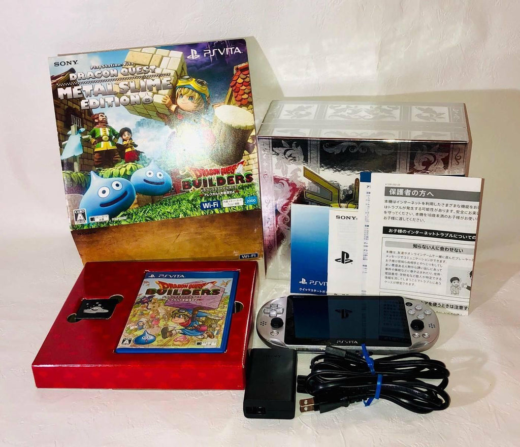 Sony PlayStation PS Vita Dragon Quest Metal Slime Edition Builders Used