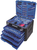 286-Piece Mechanics Tool Set Standard SAE and Metric Combination Polished Chrome vt-10321-6