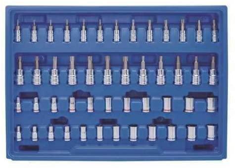 286-Piece Mechanics Tool Set Standard SAE and Metric Combination Polished Chrome vt-10321-6