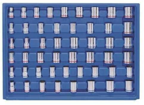 286-Piece Mechanics Tool Set Standard SAE and Metric Combination Polished Chrome vt-10321-6