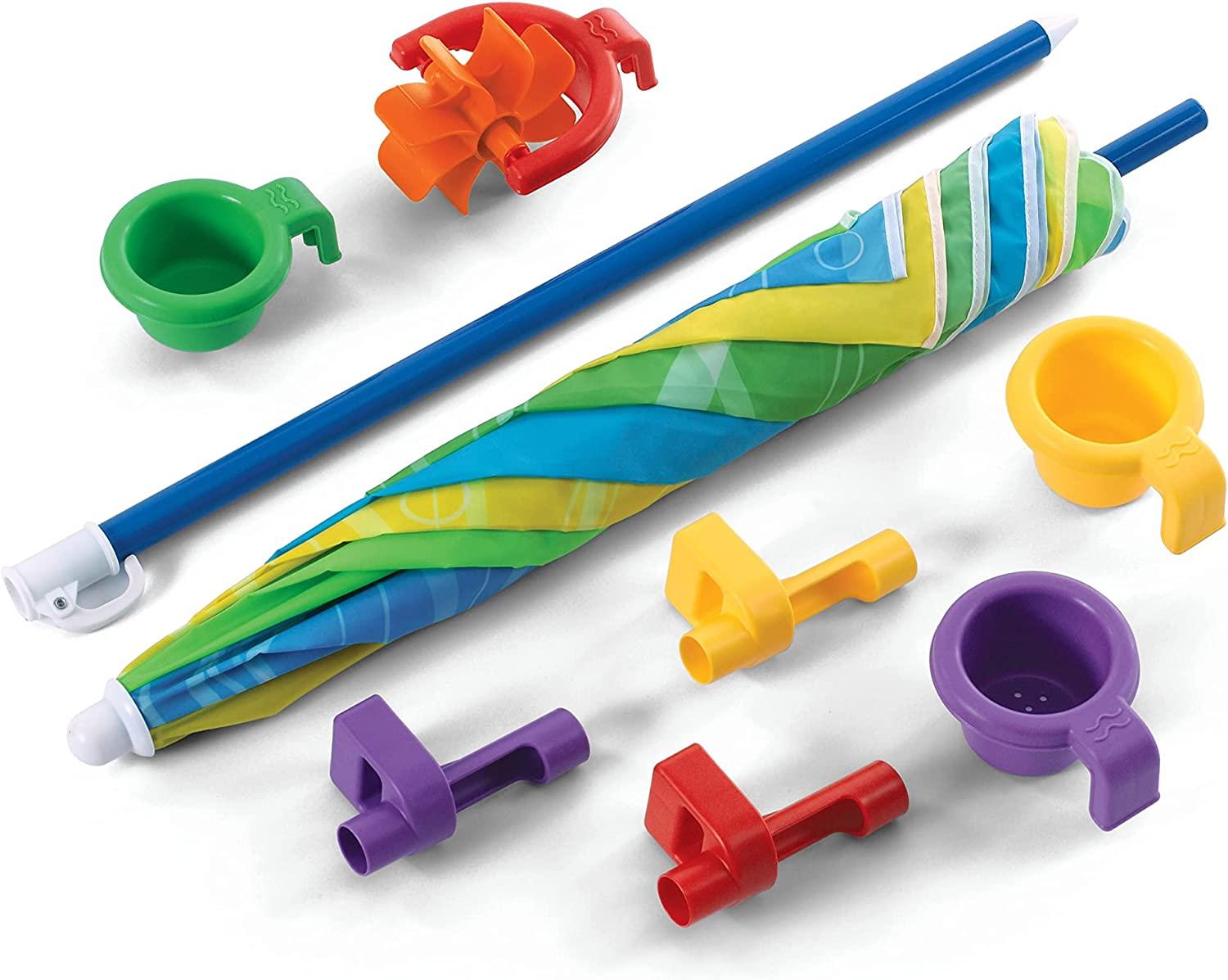 step2 play &amp; shade pool for toddlers | plastic kids outdoor pool, multicolor