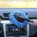 Car Dust Removal Made Easy - Small Duster Wipe, Soft Brush Cleaning Brush, Mini Bristle Brush &amp; Nanofiber Car Interior Accessories