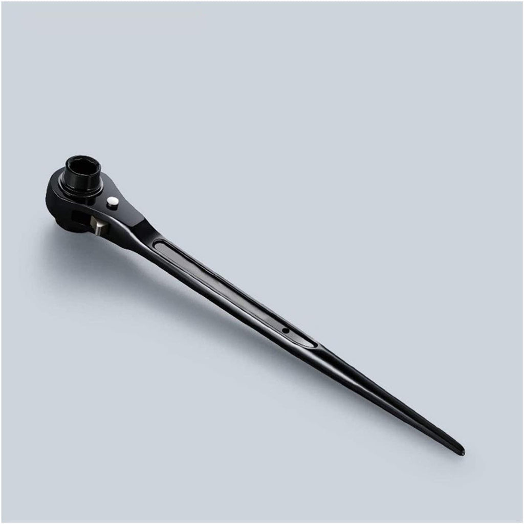 Ratchet Wrench with Pointed Tail Universal Head Wrench Sharp End Socket Wrench Adjustable Socket Adapter Hand Tools (Color : 36 41MM)