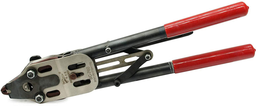 Woodpecker SC-760 16 GauSnap-Ring Plier, Closure Diameter 3.3-4mm, Manual Fence Plier Tool, C Ring Gun, Hog Ring Tool with Auto-feed System, for Wire Cages, Fencing