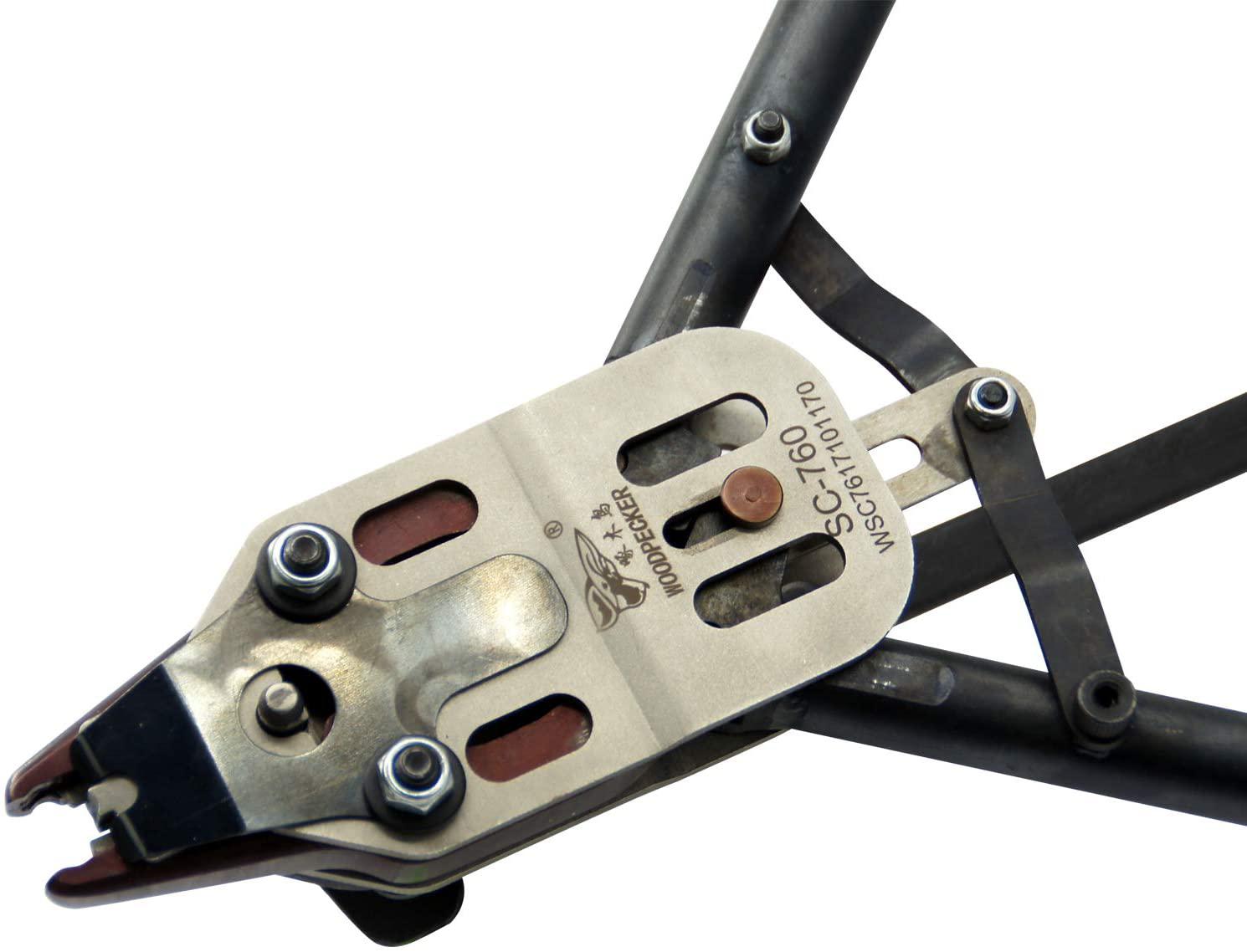 Woodpecker SC-760 16 GauSnap-Ring Plier, Closure Diameter 3.3-4mm, Manual Fence Plier Tool, C Ring Gun, Hog Ring Tool with Auto-feed System, for Wire Cages, Fencing