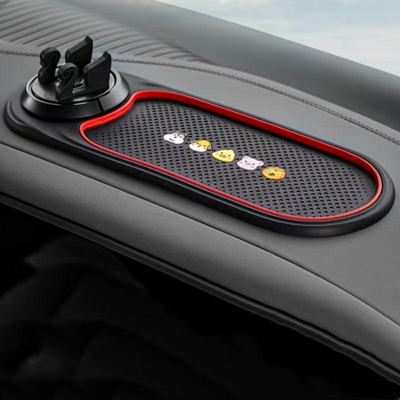 Multi-Functional Car Anti-Slip Mat, Auto Phone Holder Non Slip Sticky Anti Slide Dashboard Phone Mount Silicone Dashboard Car Pad Mat
