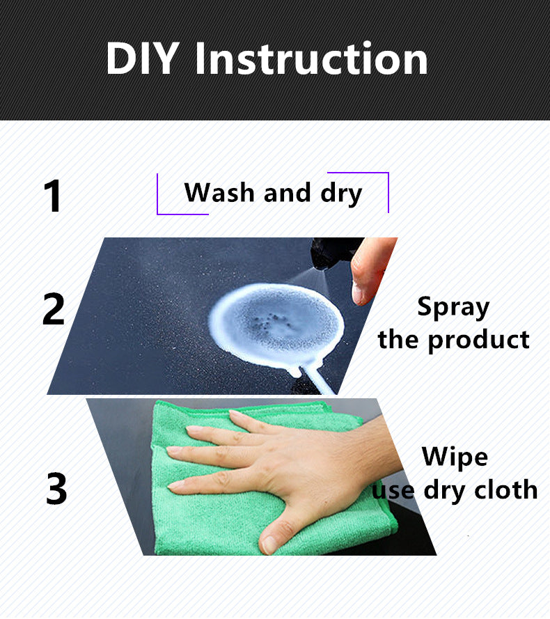 10.14oz Ceramic Coating Fortify Car Wax Polish Spray - Waterless Wash &amp; Wax Hydrophobic Top Coat Polish &amp; Polymer Paint Sealant Detail Protection