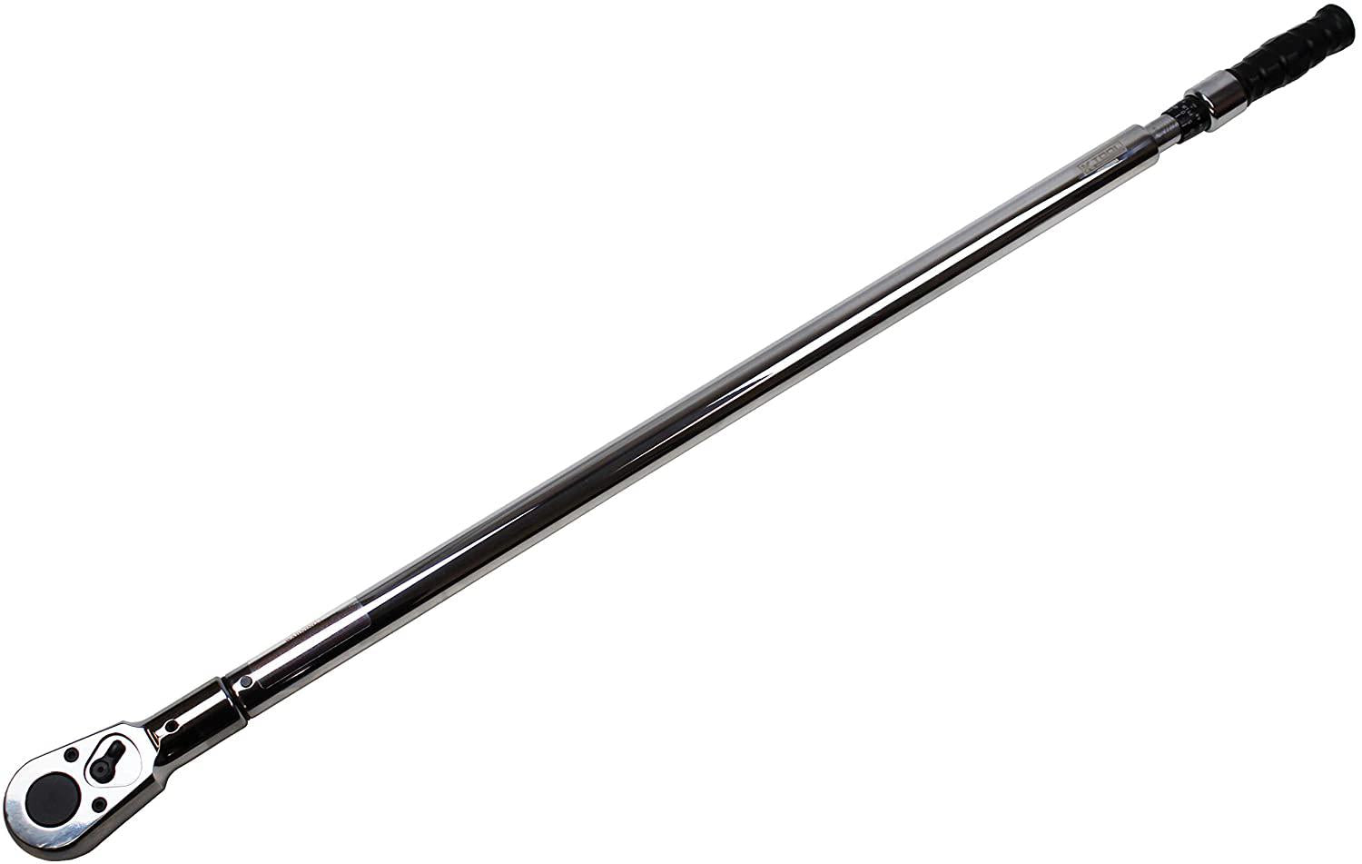 K Tool International - 3/4" Drive 41" Long Adjustable Torque Wrench, 100-600 ft/lbs, Comfort Grip, Accurate +/- 4% clockwise +/- 6% Counter Clockwise, Made in USA; KTI72176A