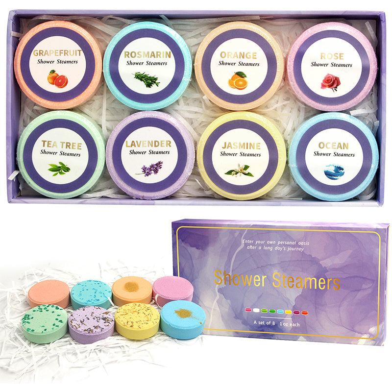 Shower Steamers  - 8 Pack Shower Bombs Gifts For Her With Essential Oil For Home SPA, Self-Care &amp; Relaxation Valentine's Birthday Day Gifts For Men &amp; Women Who Have Everything, For Halloween Gift, For Christmas Gift