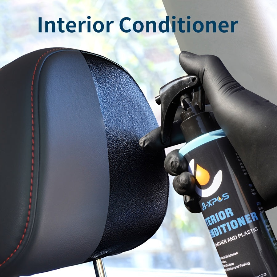1pc Car Interior Coating Plastic Leather Polish Refinisher