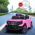 SEGMART Kids Electric Battery-Powered Ride On Truck Car RC Toy, 3 Speeds Electric Vehicles Christmas Gifts, LED Lights Kids Ride on Toys to Ride on Pavement Grass Mud Gravel Hills, Pink, Q6831