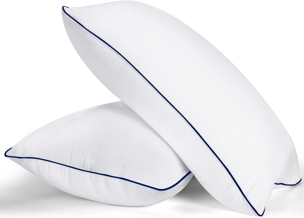 MZOIMZO Bed Pillows for Sleeping- King Size, Set of 2, Cooling Hotel Quality with Premium Soft Down Alternative Fill for Back, Stomach or Side Sleepers