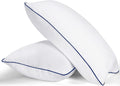 MZOIMZO Bed Pillows for Sleeping- King Size, Set of 2, Cooling Hotel Quality with Premium Soft Down Alternative Fill for Back, Stomach or Side Sleepers