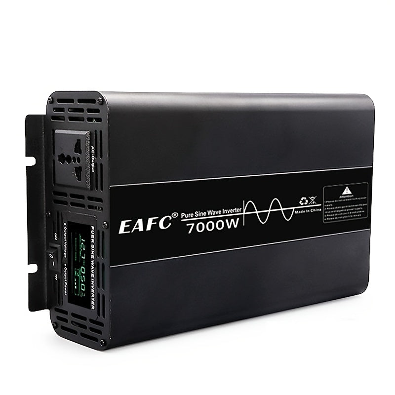 7000W 5000W 4000W Car Power Inverter Converter Pure Sine Wave Inverter Power DC 12V To AC 110V 50HZ Power Bank Converter With LCD Display