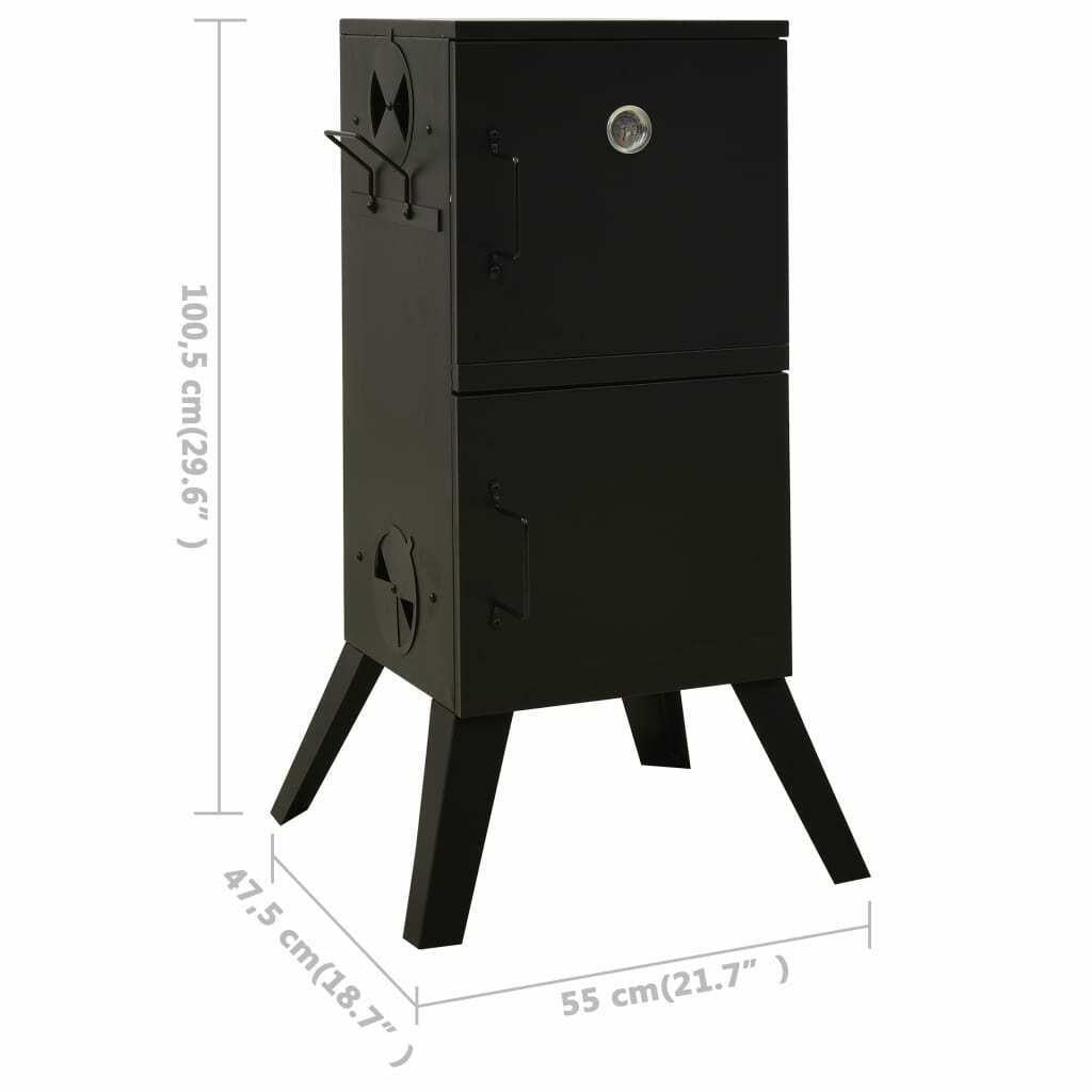 Smoker Oven 21.7"x18.7"x39.6" Steel