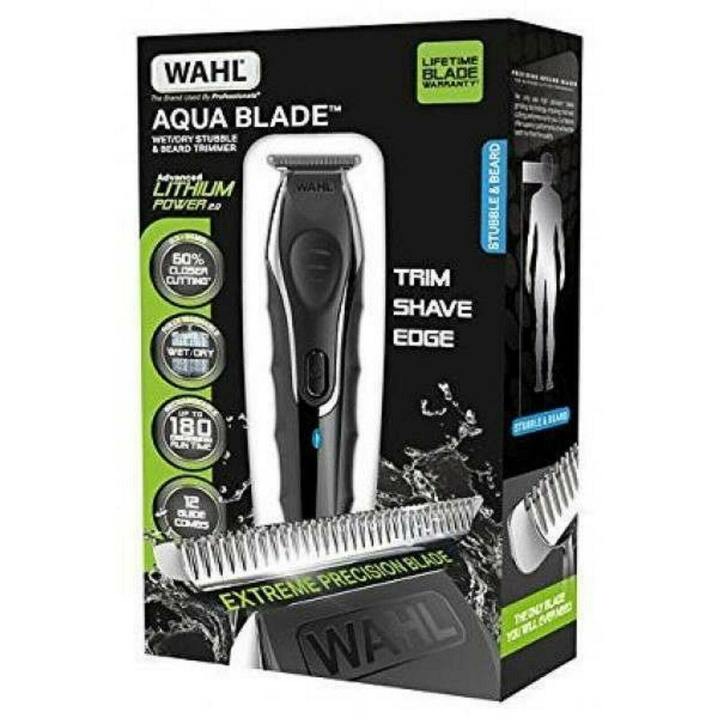 Wahl Aqua Blade Rechargeable Trimmer Kit - Black
