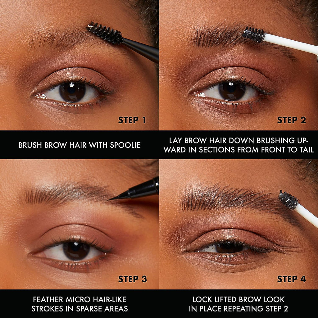 NYX PROFESSIONAL MAKEUP Micro Brow Pencil, Eyebrow Pencil, Taupe &amp; The Brow Glue Instant Brow Styler