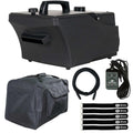 American DJ Entour Chill 800 Watt High-Output Continuous Low-Lying Fog Machine with Protective Transport Case Package