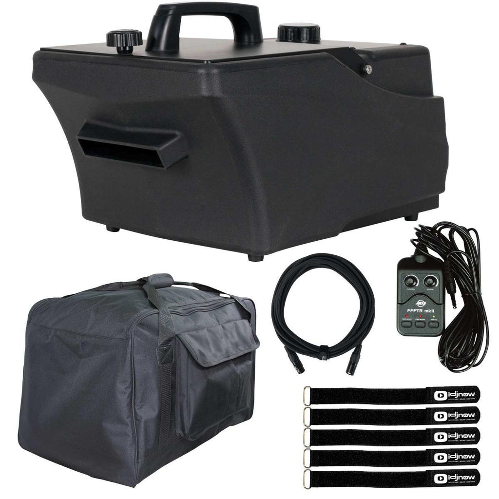 American DJ Entour Chill 800 Watt High-Output Continuous Low-Lying Fog Machine with Protective Transport Case Package