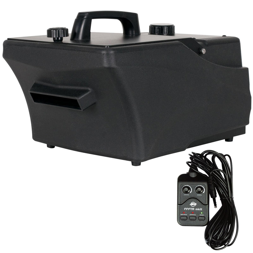 American DJ Entour Chill 800 Watt High-Output Continuous Low-Lying Fog Machine with Protective Transport Case Package