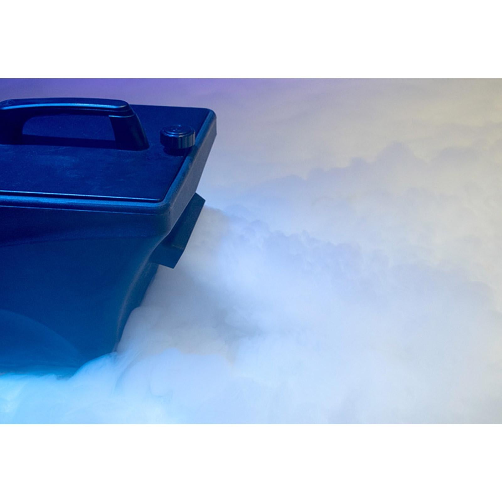 American DJ Entour Chill 800 Watt High-Output Continuous Low-Lying Fog Machine with 4 Gallons of Premium Fog Juice Package