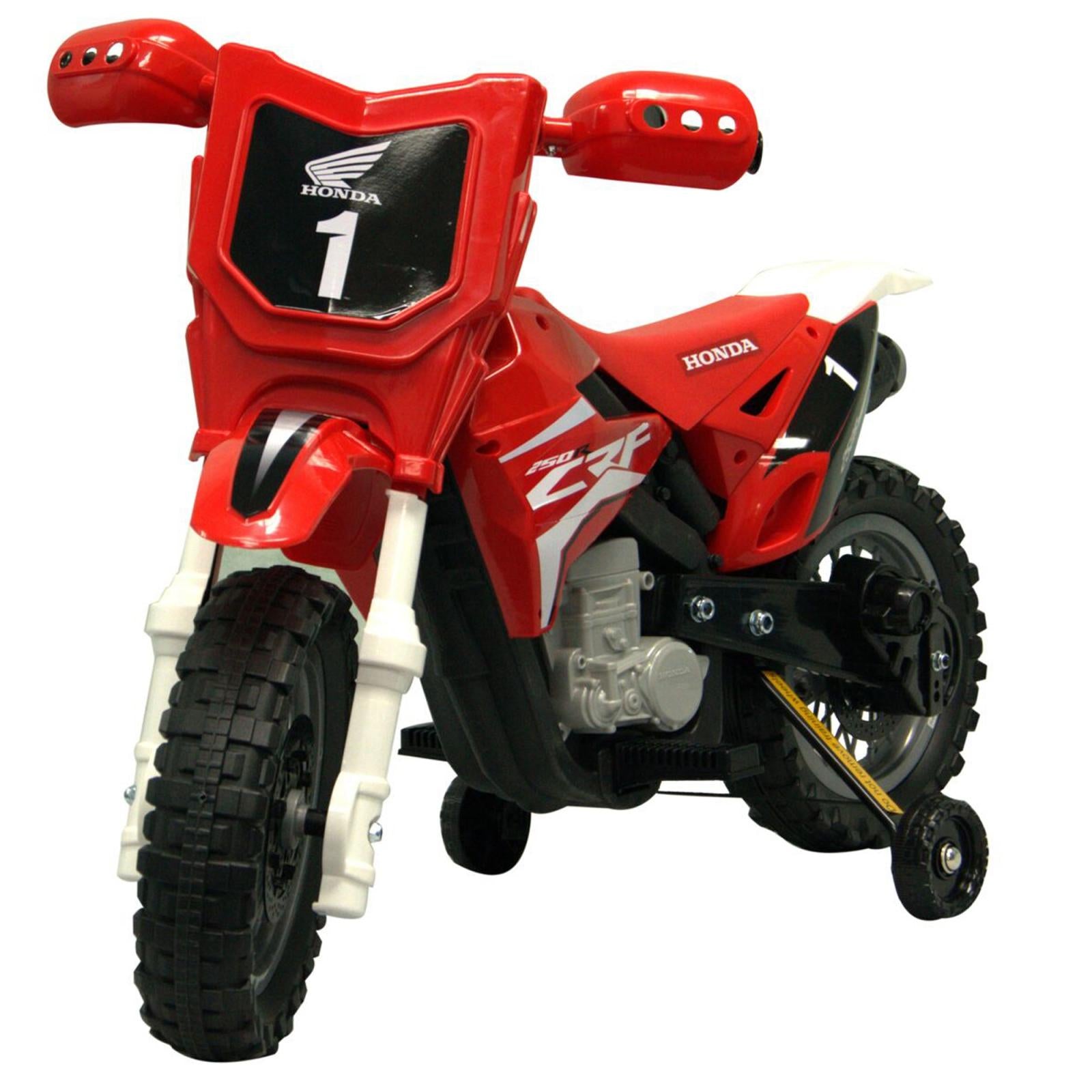 Best Ride On Cars Honda CRF250R Toddler Kids Electric 6 Volt Toy Dirt Bike, Red