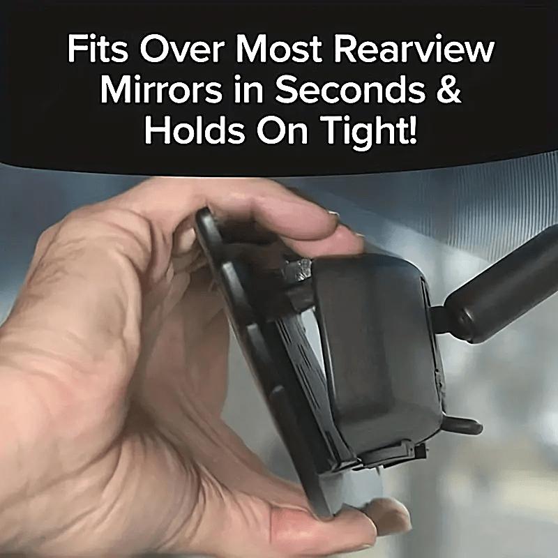 1pc Car Wide Angle Rearview Mirror Curved Interior LarField Of View Inside Mirror Blind Area Auxiliary Mirror