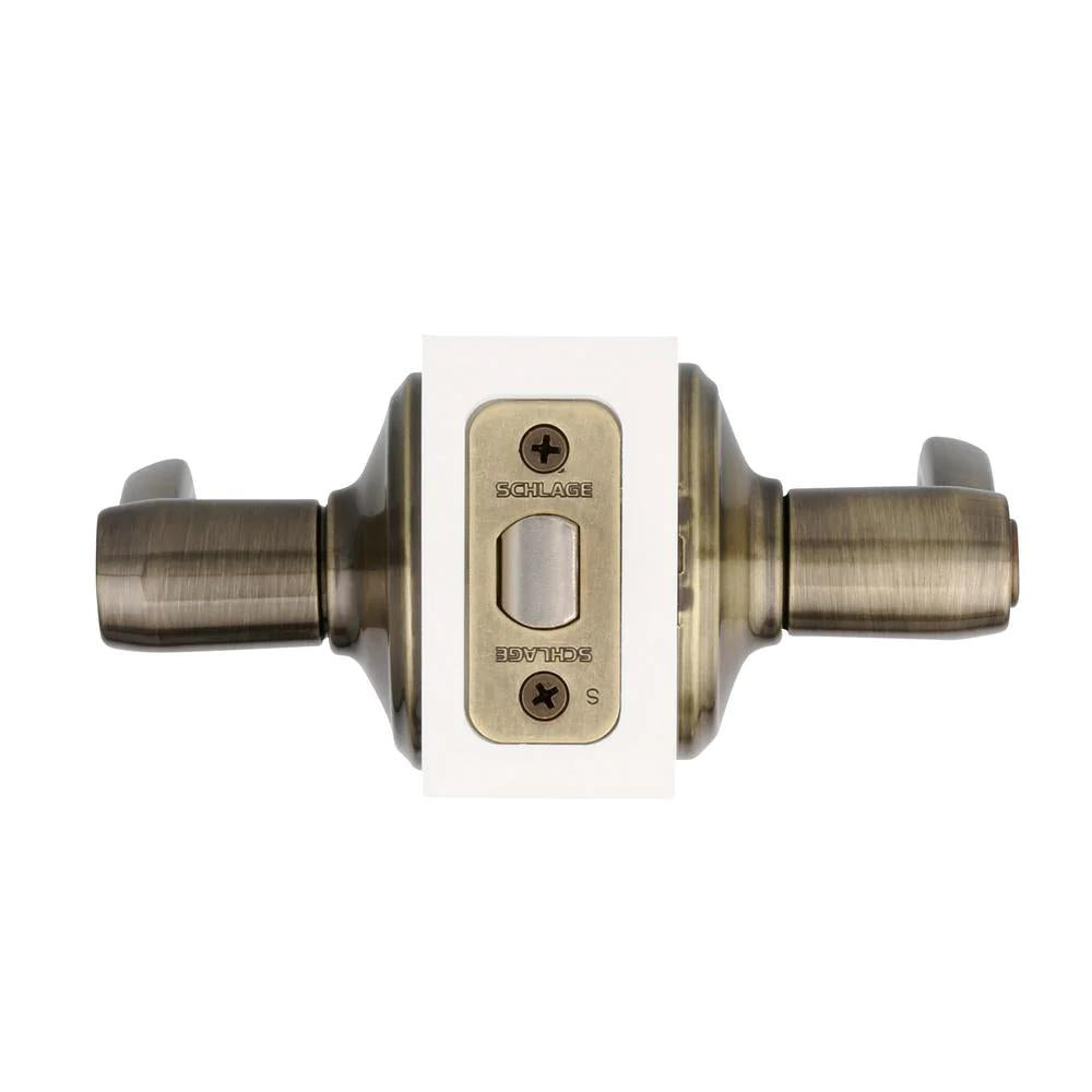 Flair Antique Brass Bed/Bath Door Lever
