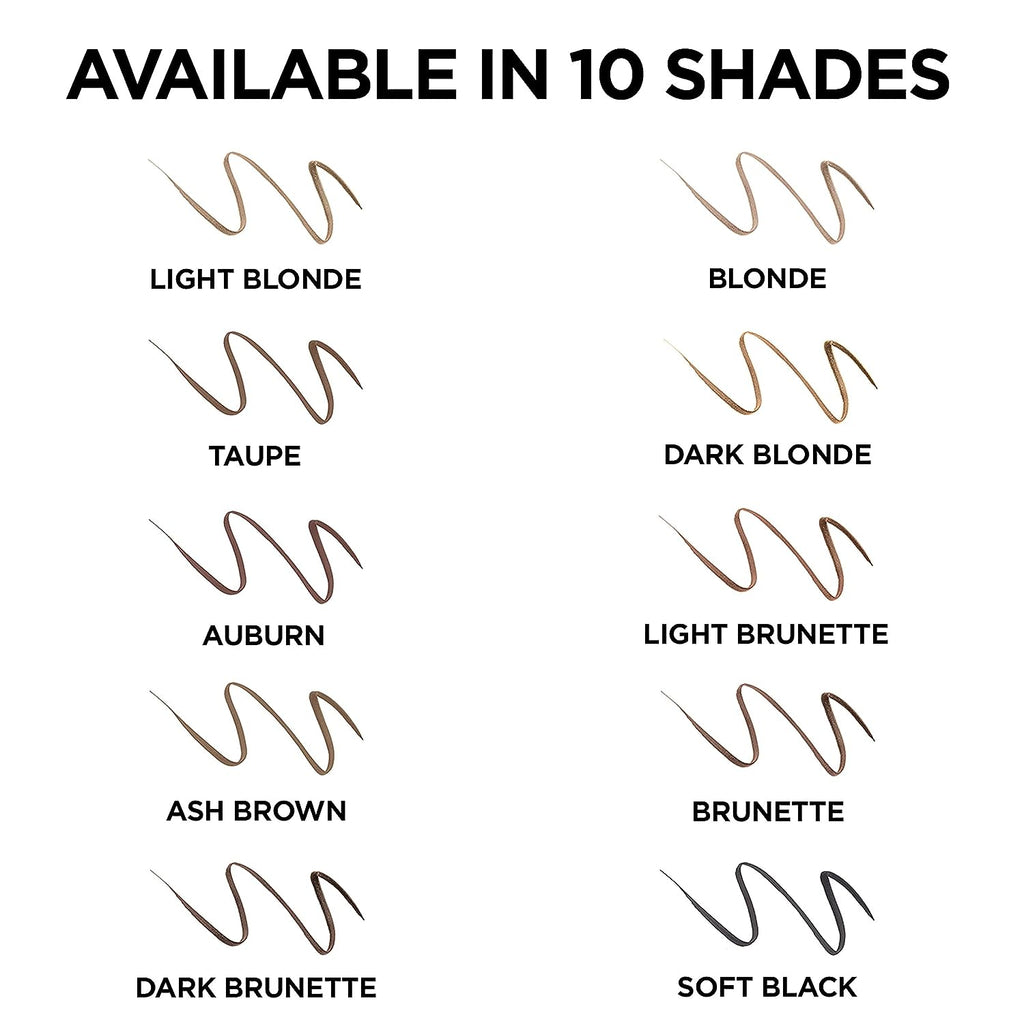 L'Oreal Paris Makeup Brow Stylist Definer Waterproof Eyebrow Pencil, Ultra-Fine Mechanical Pencil, Draws Tiny Brow Hairs and Fills in Sparse Areas and Gaps, Dark Brunette, 0.003 Ounce (Pack of 1)
